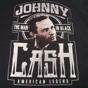 Johnny Cash The Man in Black Unisex SS T Shirt Size 2X